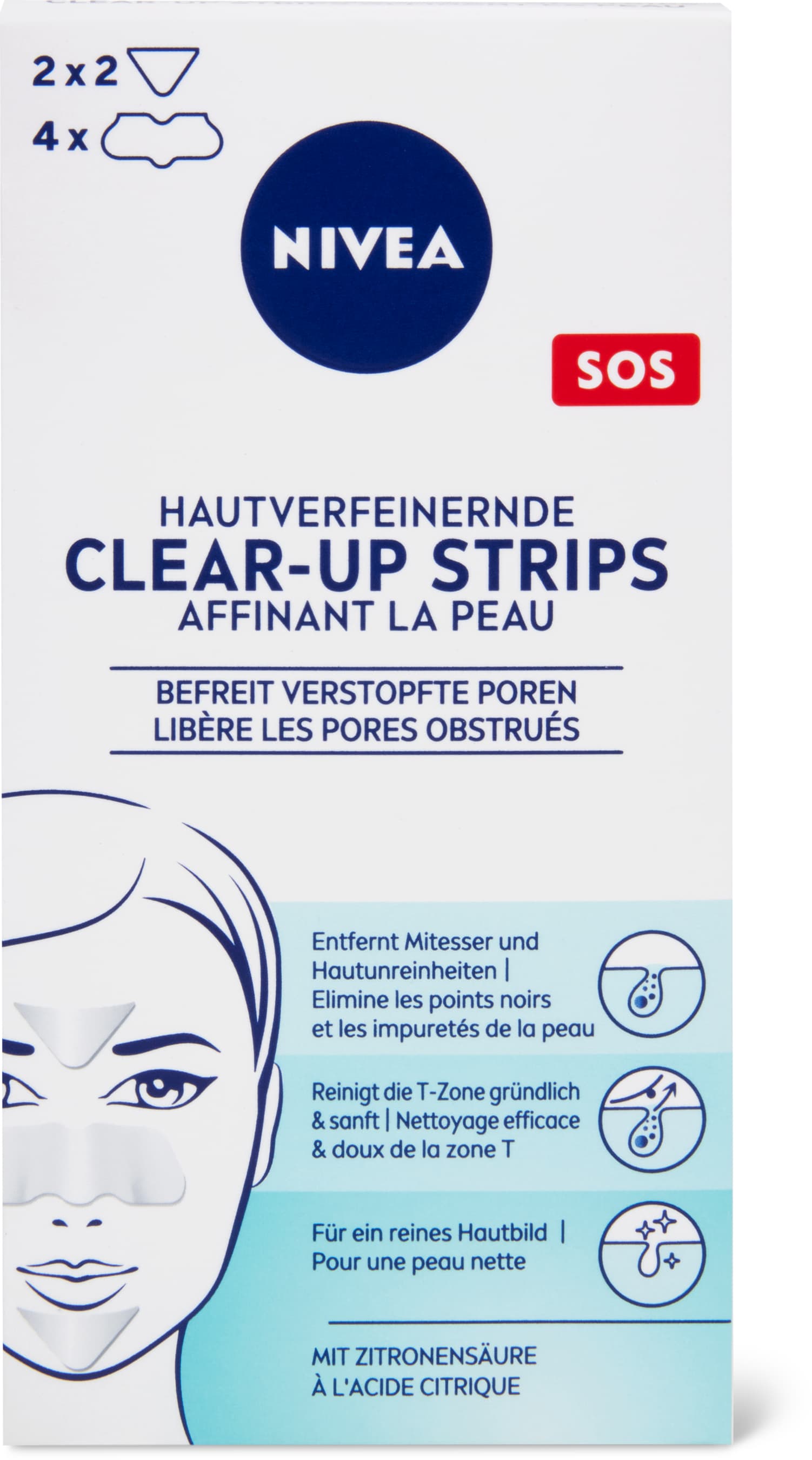 Nivea Clear-Up Strips detergenti